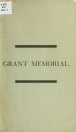 Grant memorial services, in Providence, R. I. August 8, 1885_cover