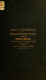 John Tyler Morgan & Edmund W. Pettus .._cover