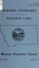 Building standards. Election laws 1968_cover