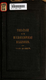 Treatise on microscopical diagnosis_cover