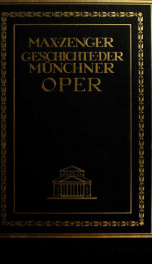 Geschichte der Münchener Oper_cover