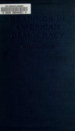 Readings in American democracy_cover