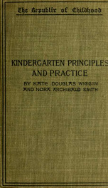 Kindergarten principles and practice_cover