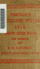 Manoeuvre orders, 1914_cover