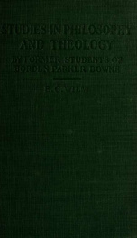 Studies in philosophy and theology /c by former students of Borden Parker Bowne ; edited by E.C. Wilm_cover