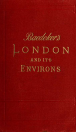 London and its environs; handbook for travellers_cover