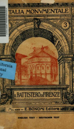 The Baptistry and the Romanesque churches of Florence; sixtyfourillustrations, and text_cover