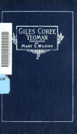 Giles Corey, yeoman;_cover