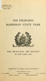 The proposed Harriman state park .._cover