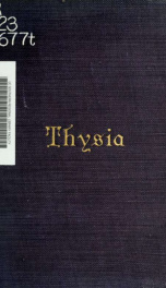 Thysia, an elegy_cover