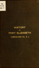 History of Port Elizabeth, Cumberland County, New Jersey_cover