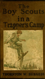 The boy scouts in a trapper's camp_cover