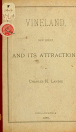 Vineland, New Jersey, and its attractions_cover