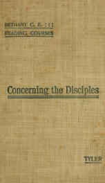 Concerning the Disciples of Christ_cover