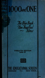 Blue book of audio-visual materials_cover