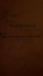 Letters from Waldegrave cottage_cover