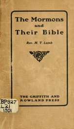 The Mormons and their Bible_cover