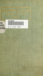 Certificate of incorporation, by-laws and rules of the Graduates club of New York City, with the list of officers and members_cover