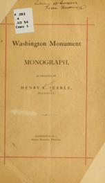 Washington Monument monograph_cover