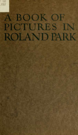 A book of pictures in Roland Park, Baltimore, Maryland_cover