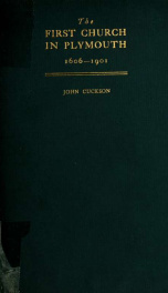 A brief history of the First Church in Plymouth, from 1606 to 1901_cover