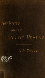 Some notes on the book of Psalms_cover