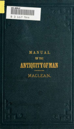 A manual of the antiquity of man_cover