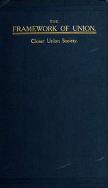 The framework of union. A comparison of some union constitutions_cover