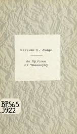 An epitome of theosophy_cover
