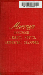 Handbook for travellers in Derbyshire, Nottinghamshire, Leicestershire, and Staffordshire .._cover