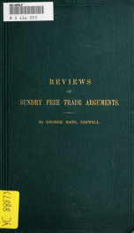 Review of Bastiat's Sophisms of Protection, of Professor Sumner's "Argument Against Protective Taxes," and of Professor Perry's "Farmers and the Tariff."_cover