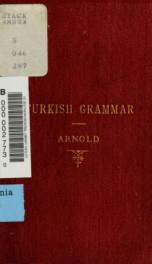 A simple transliteral grammar of the Turkish language_cover