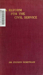 A reform for the civil service_cover