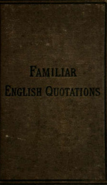 Familiar English quotations_cover