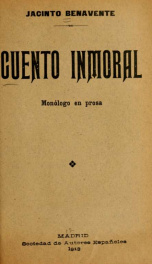 Cuento inmoral :_cover