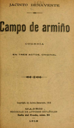 Campo de armiño : comedia en tres actos_cover