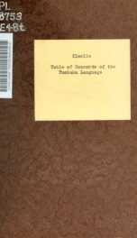 Table of concords and paradigm of verbs of the Tumbuka language_cover