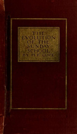 The evolution of the Sunday school_cover