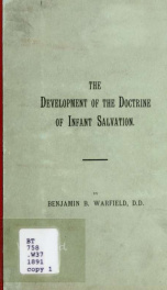 The development of the doctrine of infant salvation_cover