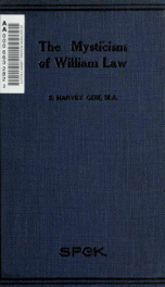 The mysticism of William Law : a study_cover