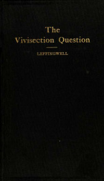 The vivisection question_cover