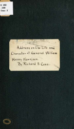 Address on the life and character of Gen. William Henry Harrison_cover