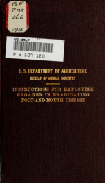 Instructions for employees engaged in eradicating foot-and-mouth disease_cover