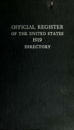 Official register of the United States 1919_cover