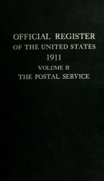 Official register of the United States 1911, Vol. 2_cover