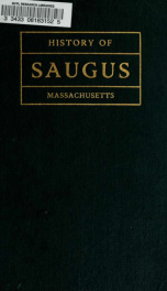 History of Saugus, Massachusetts_cover