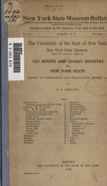 Geology of the vicinity of Ogdensburg (Brier Hill Ogdensburg and Red Mills quadrangles)_cover