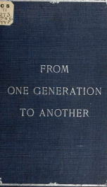 From one generation to another .._cover