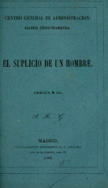 El suplicio de un hombre : zarzuela en tres actos_cover