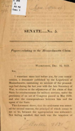 Papers relating to the Massachusetts claim_cover